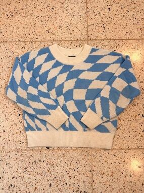 Patterned Knit Sweater